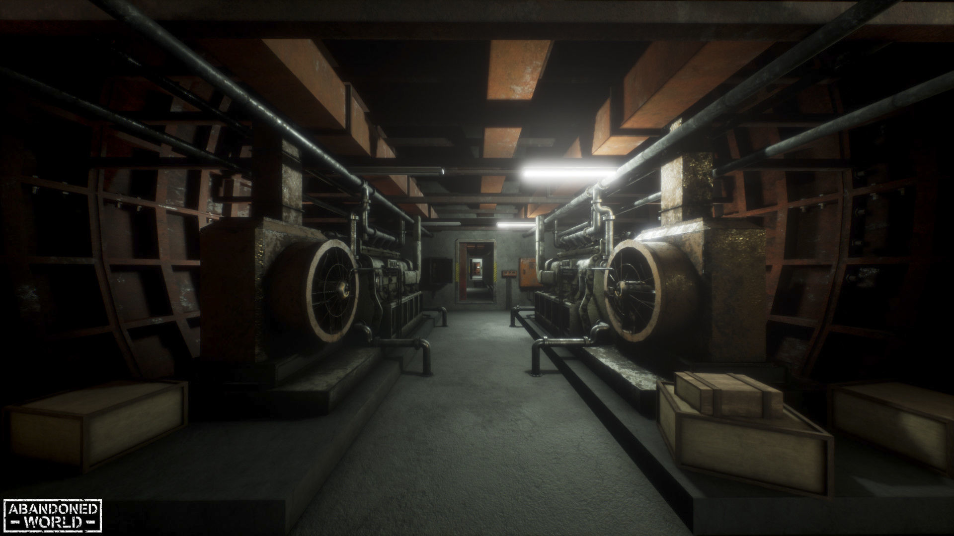 Modular Subway Tunnels for UE Low-poly 3D model_20