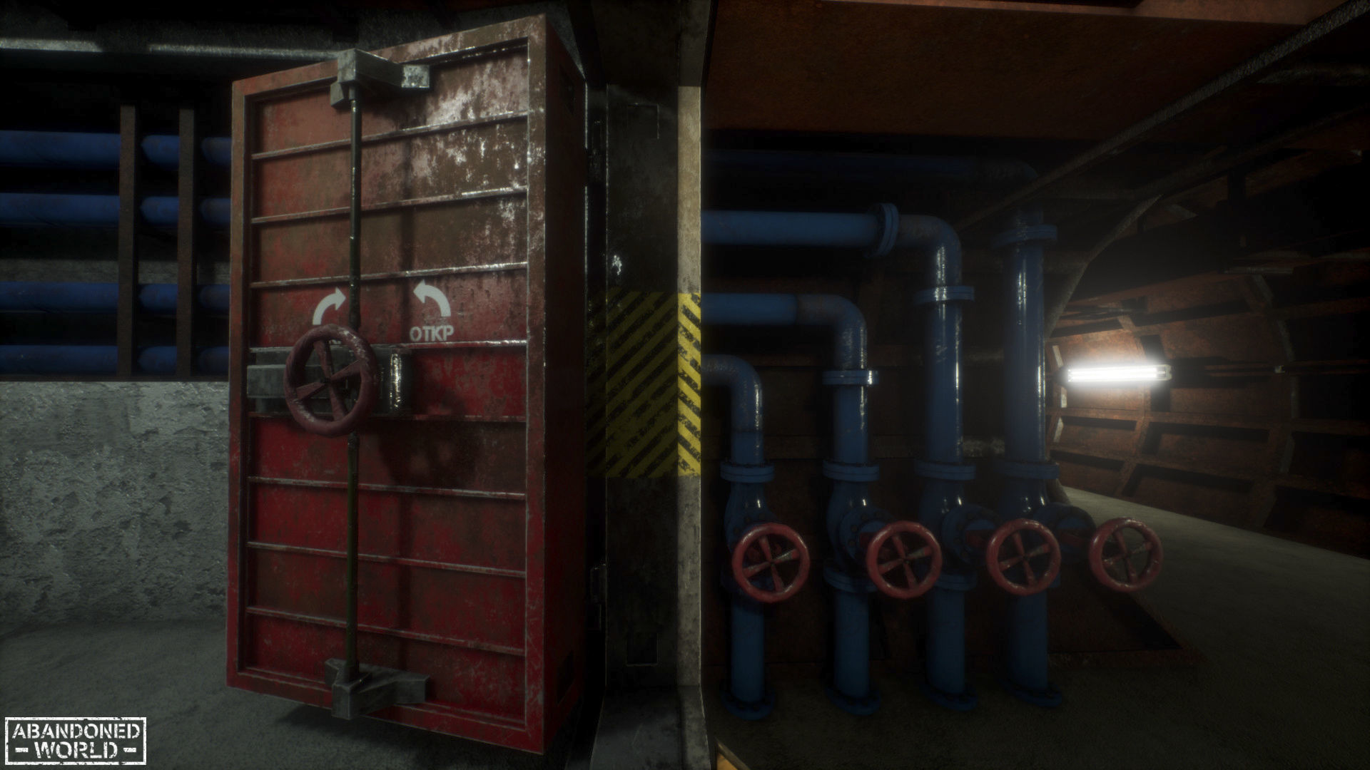 Modular Subway Tunnels for UE Low-poly 3D model_15