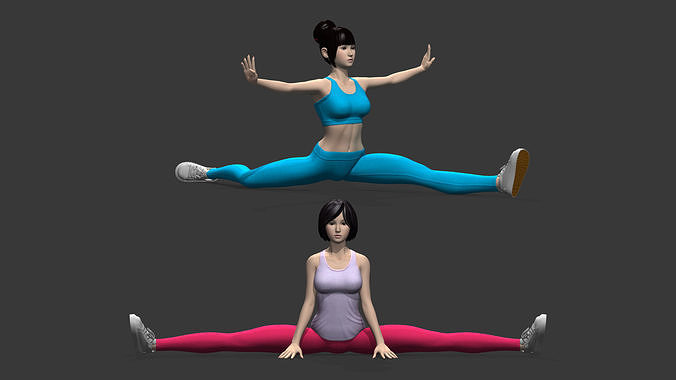 Fitness Trainer Yumi 3D model