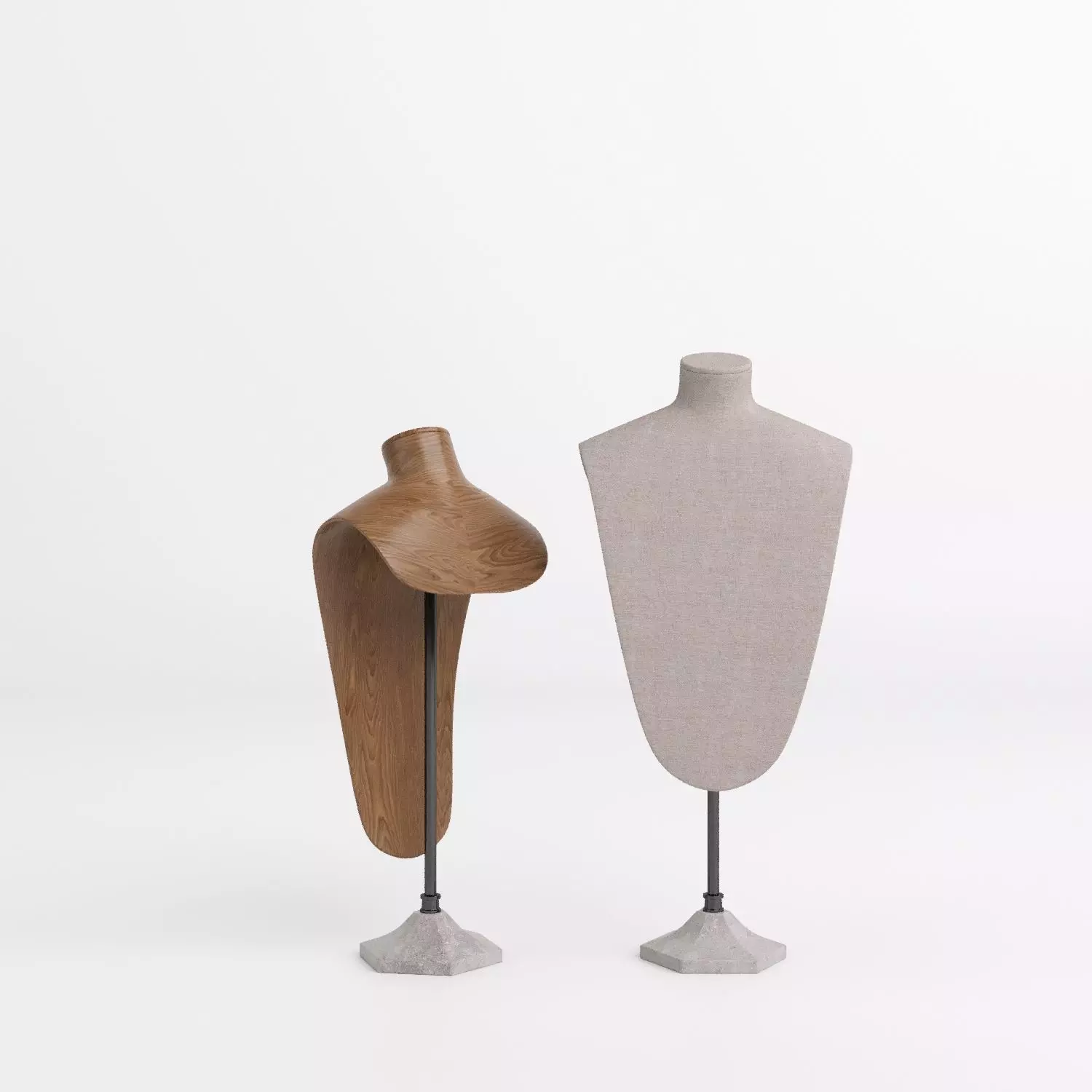 Jewelry mannequin 3D print model_0