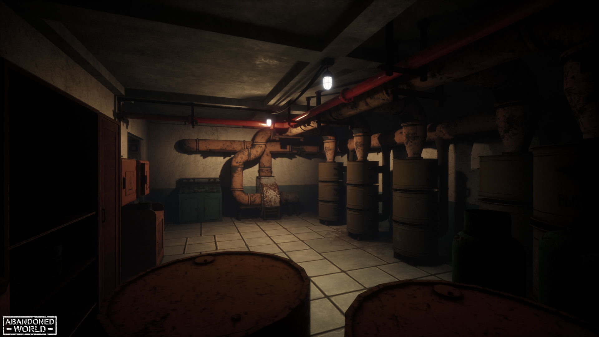 Modular Abandoned Shelter for UE Low-poly 3D model_6