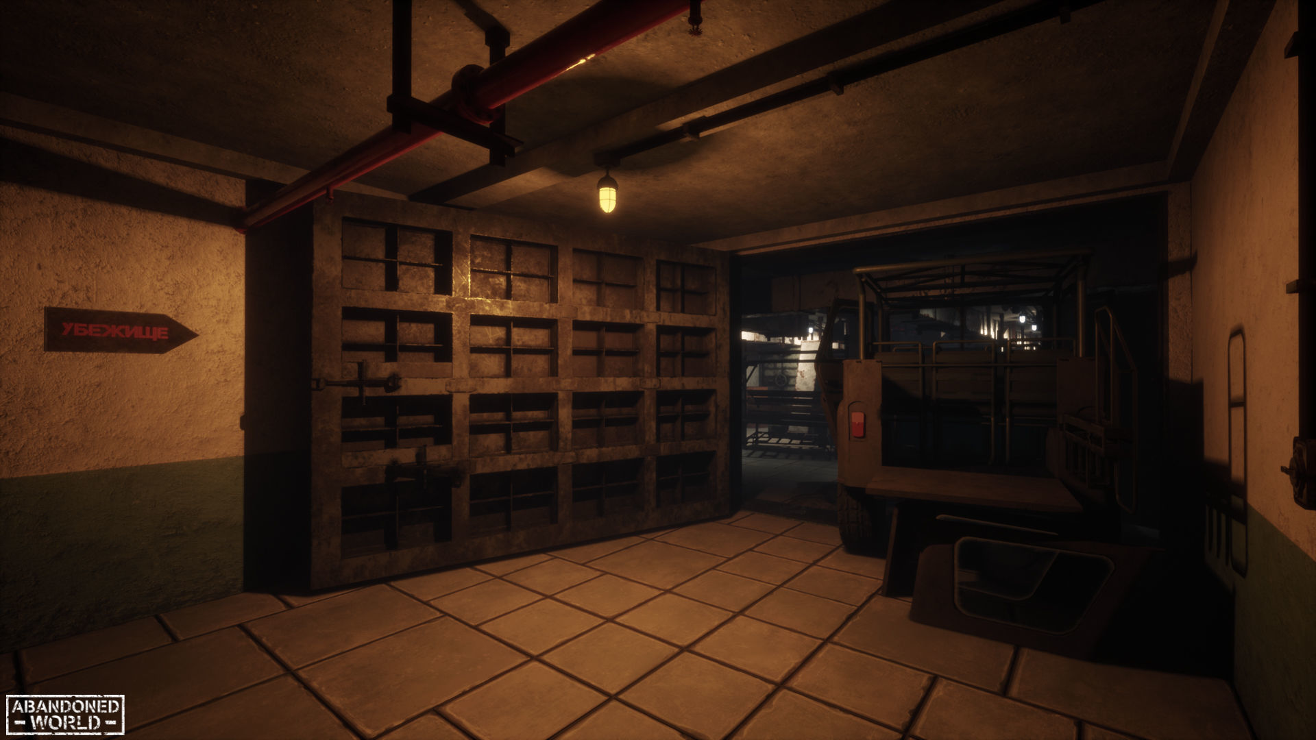 Modular Abandoned Shelter for UE Low-poly 3D model_9