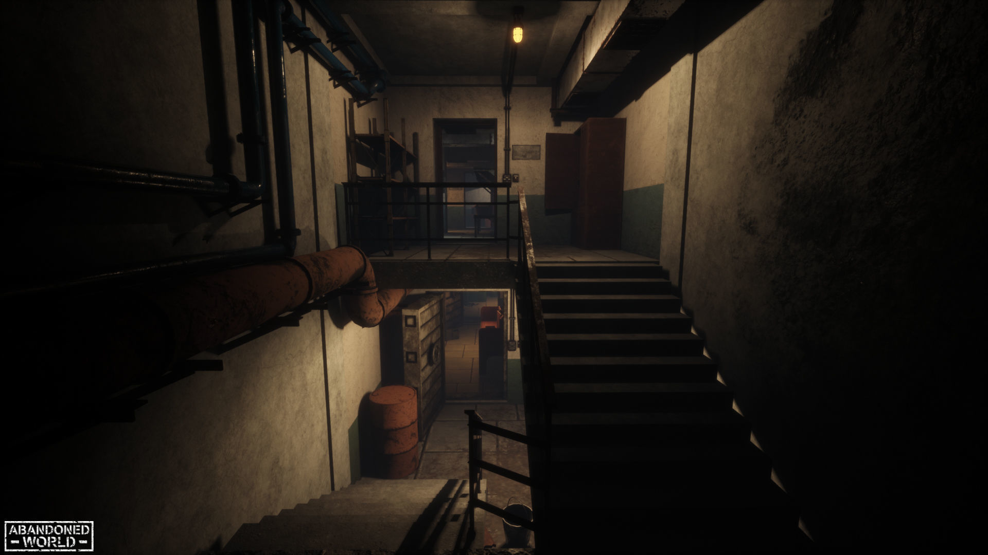 Modular Abandoned Shelter for UE Low-poly 3D model_16