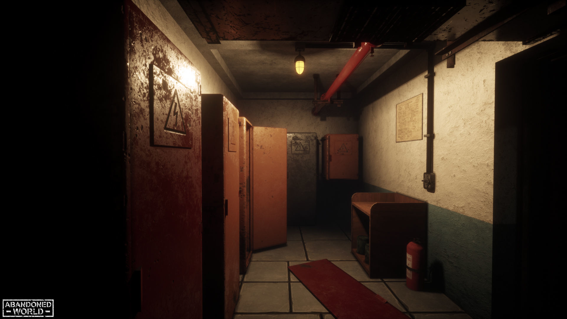 Modular Abandoned Shelter for UE Low-poly 3D model_13