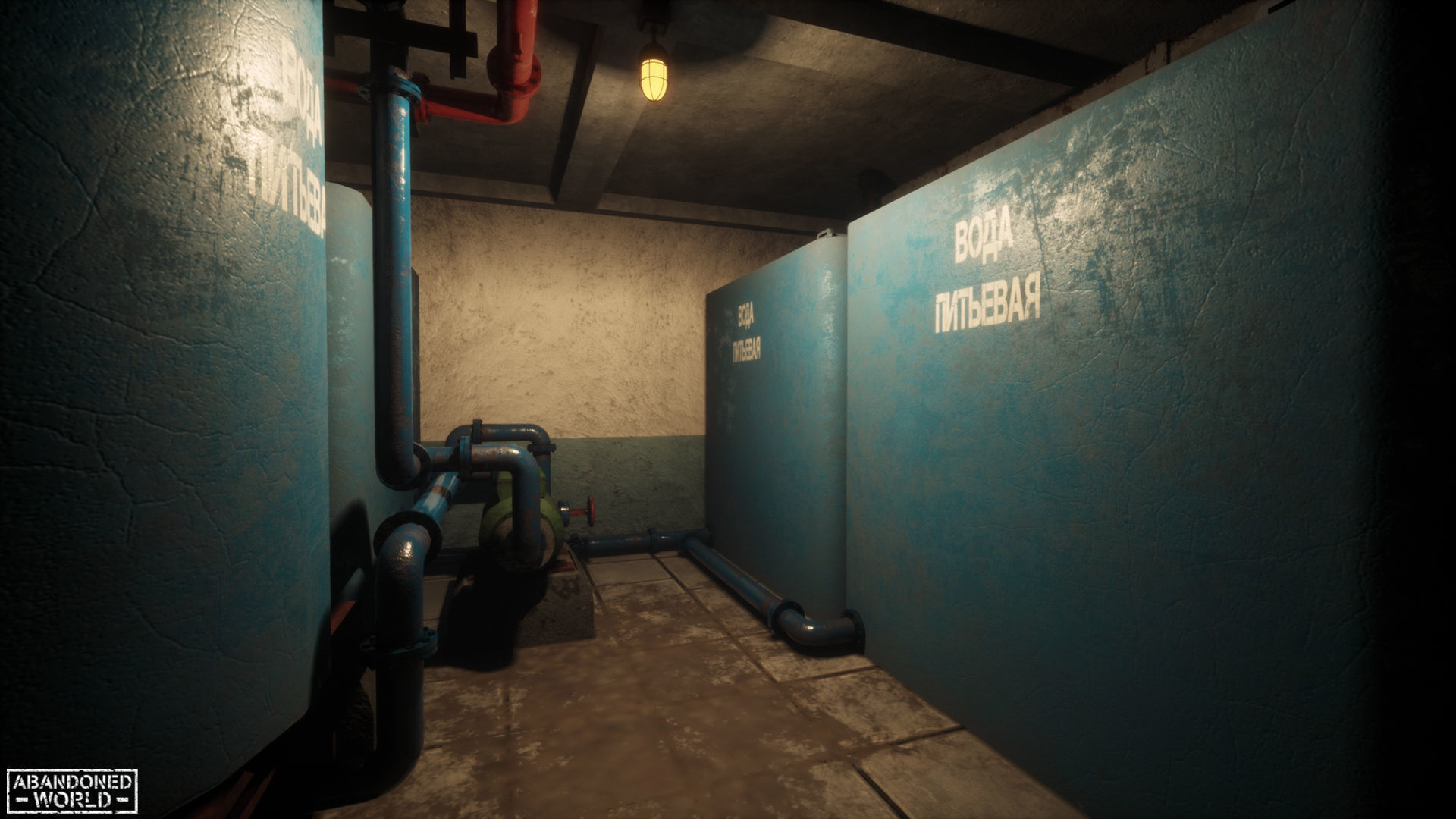 Modular Abandoned Shelter for UE Low-poly 3D model_11