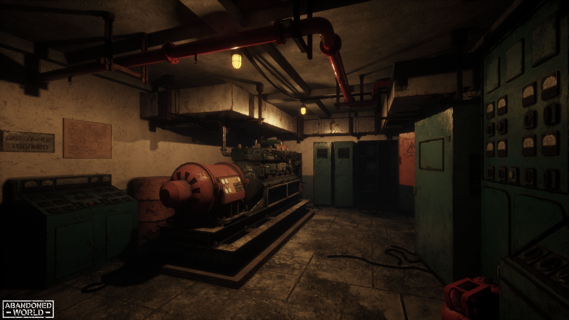 Modular Abandoned Shelter for UE Low-poly 3D model_3