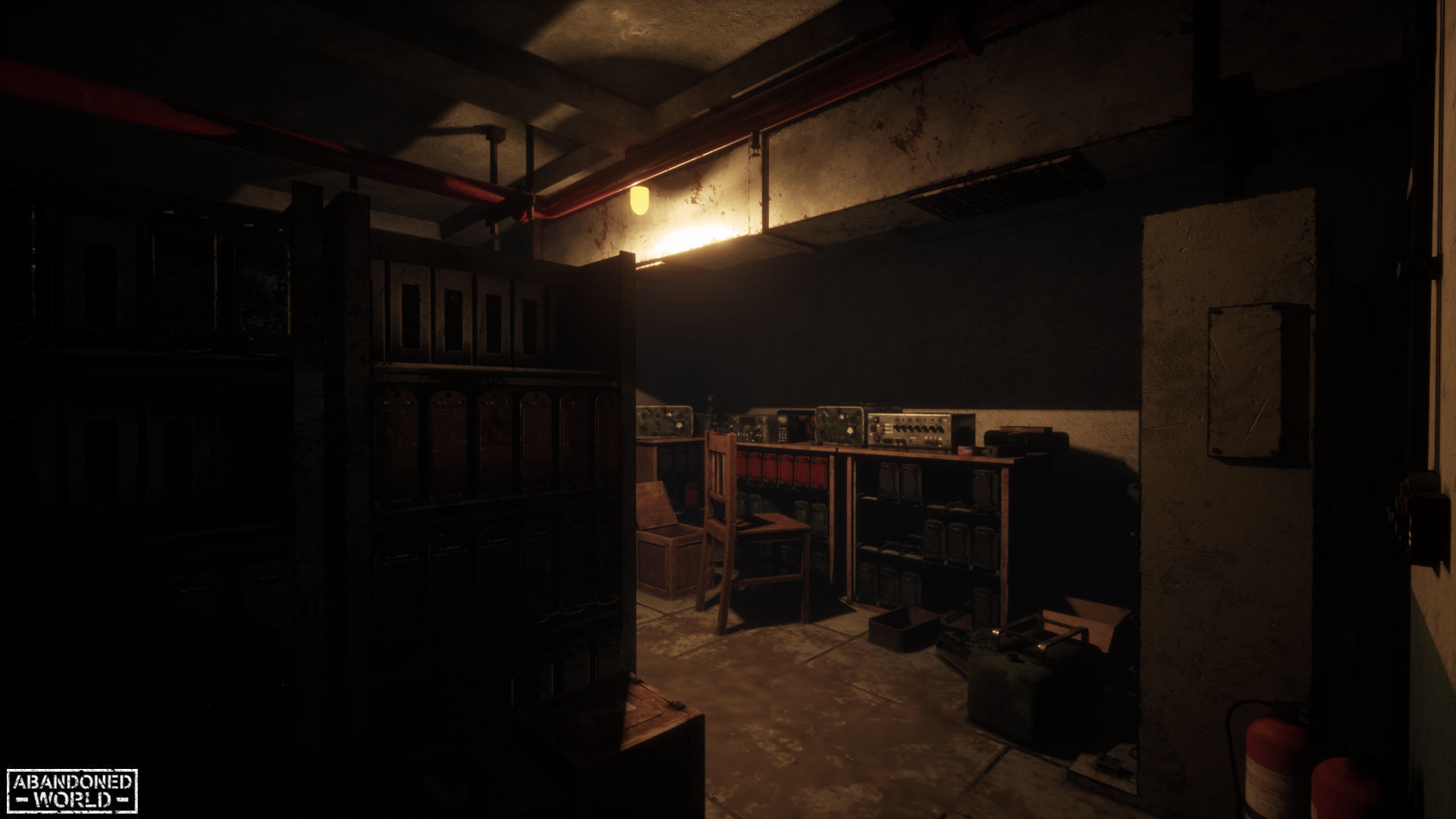 Modular Abandoned Shelter for UE Low-poly 3D model_8