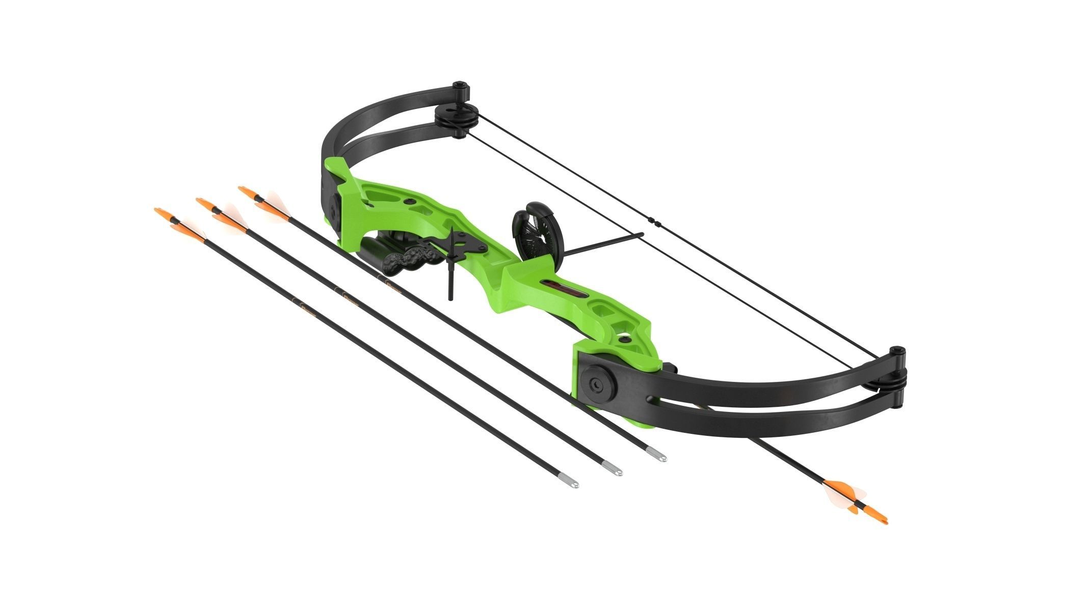 Generic Bow and Arrow 3D model_3