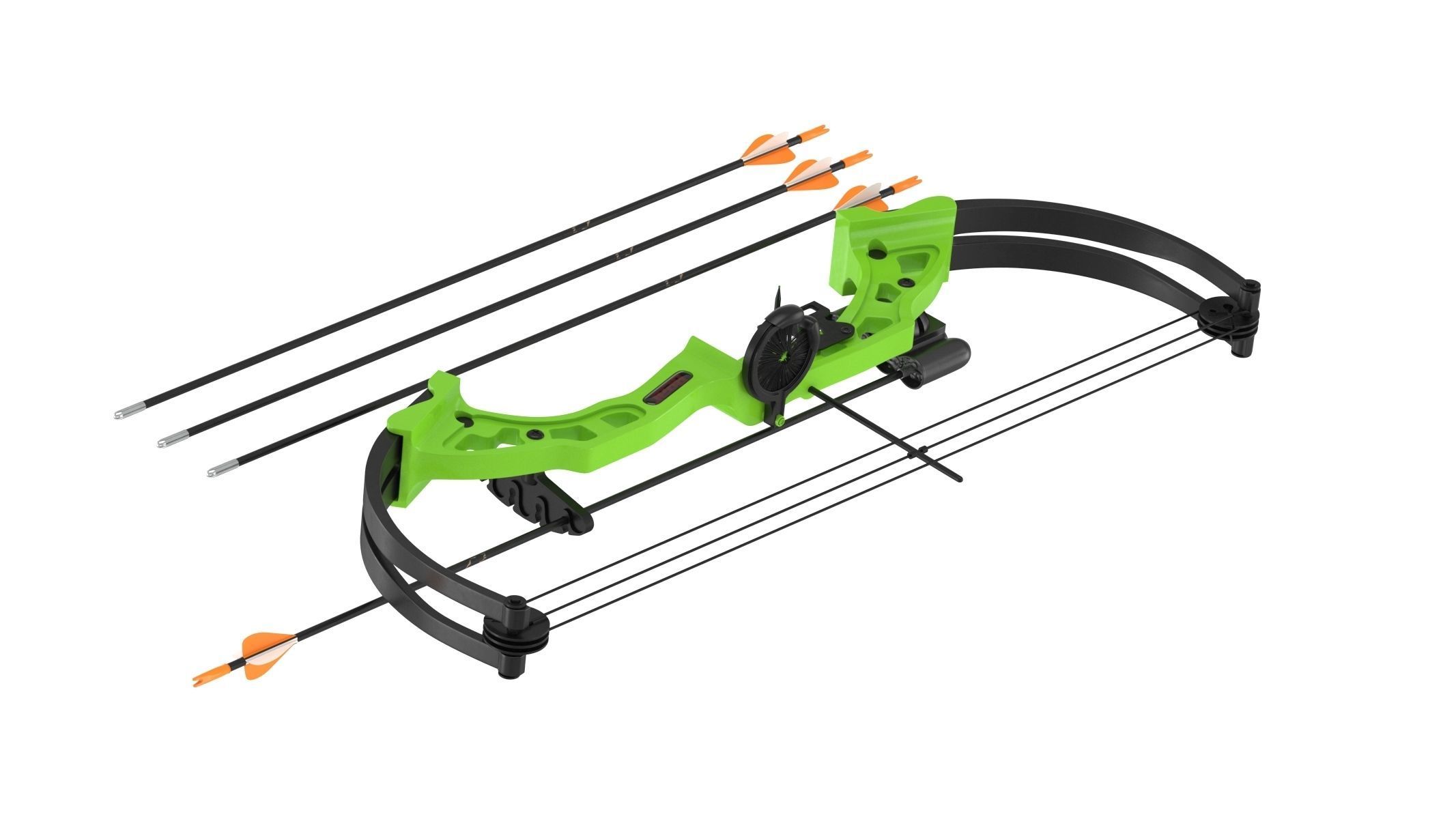 Generic Bow and Arrow 3D model_2