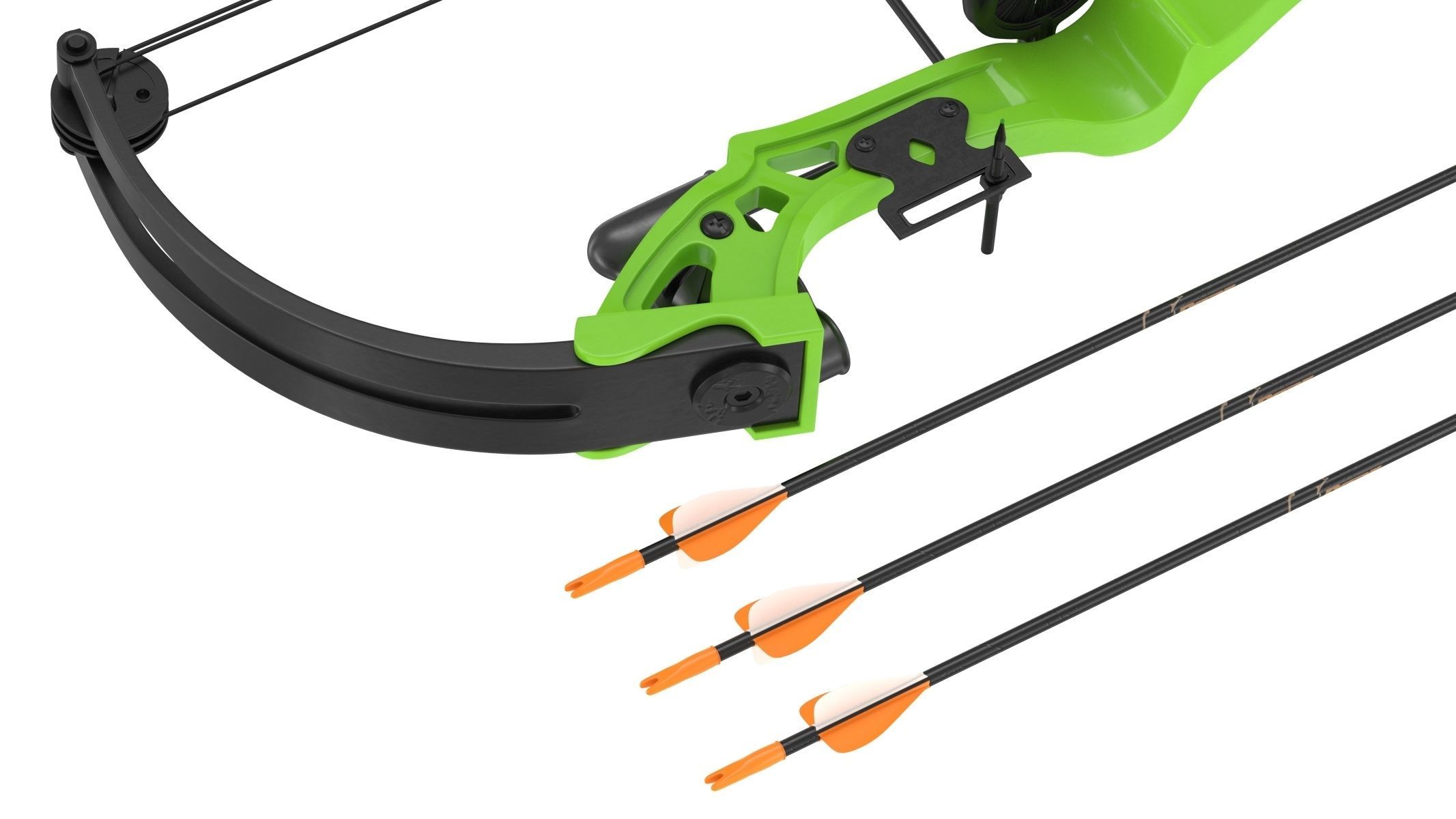 Generic Bow and Arrow 3D model_10