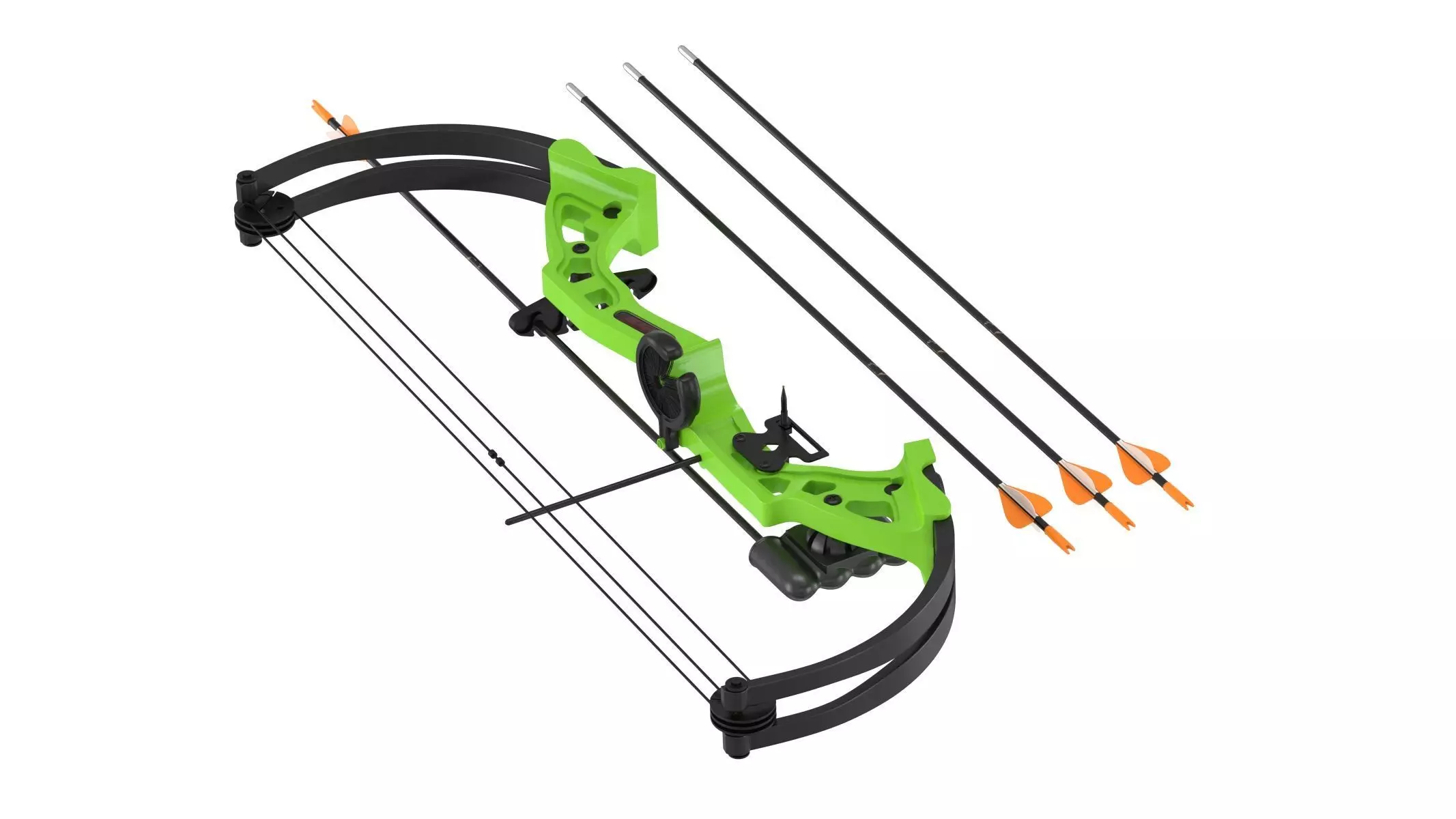 Generic Bow and Arrow 3D model_1