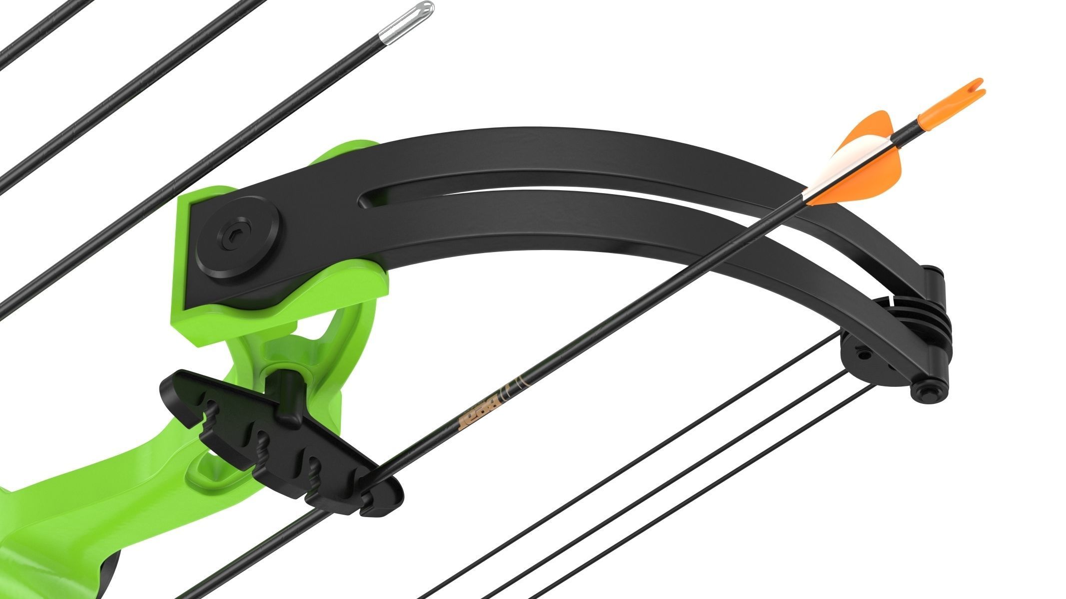 Generic Bow and Arrow 3D model_9
