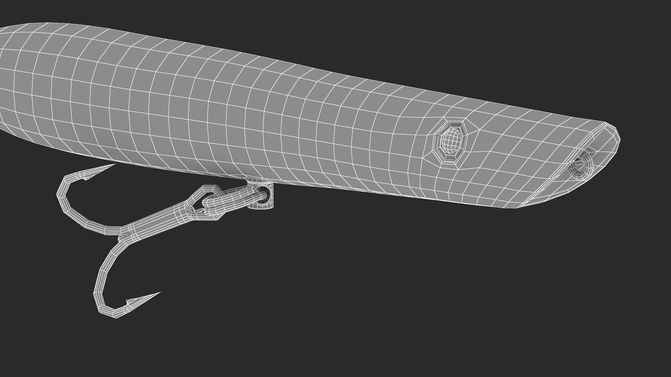 Topwater Fishing Lure 3D model_17