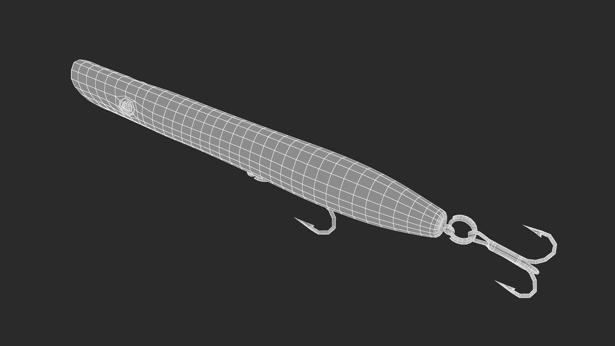 Topwater Fishing Lure 3D model_14