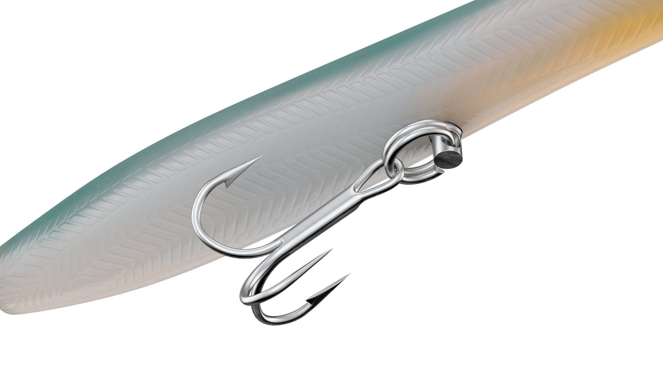 Topwater Fishing Lure 3D model_8