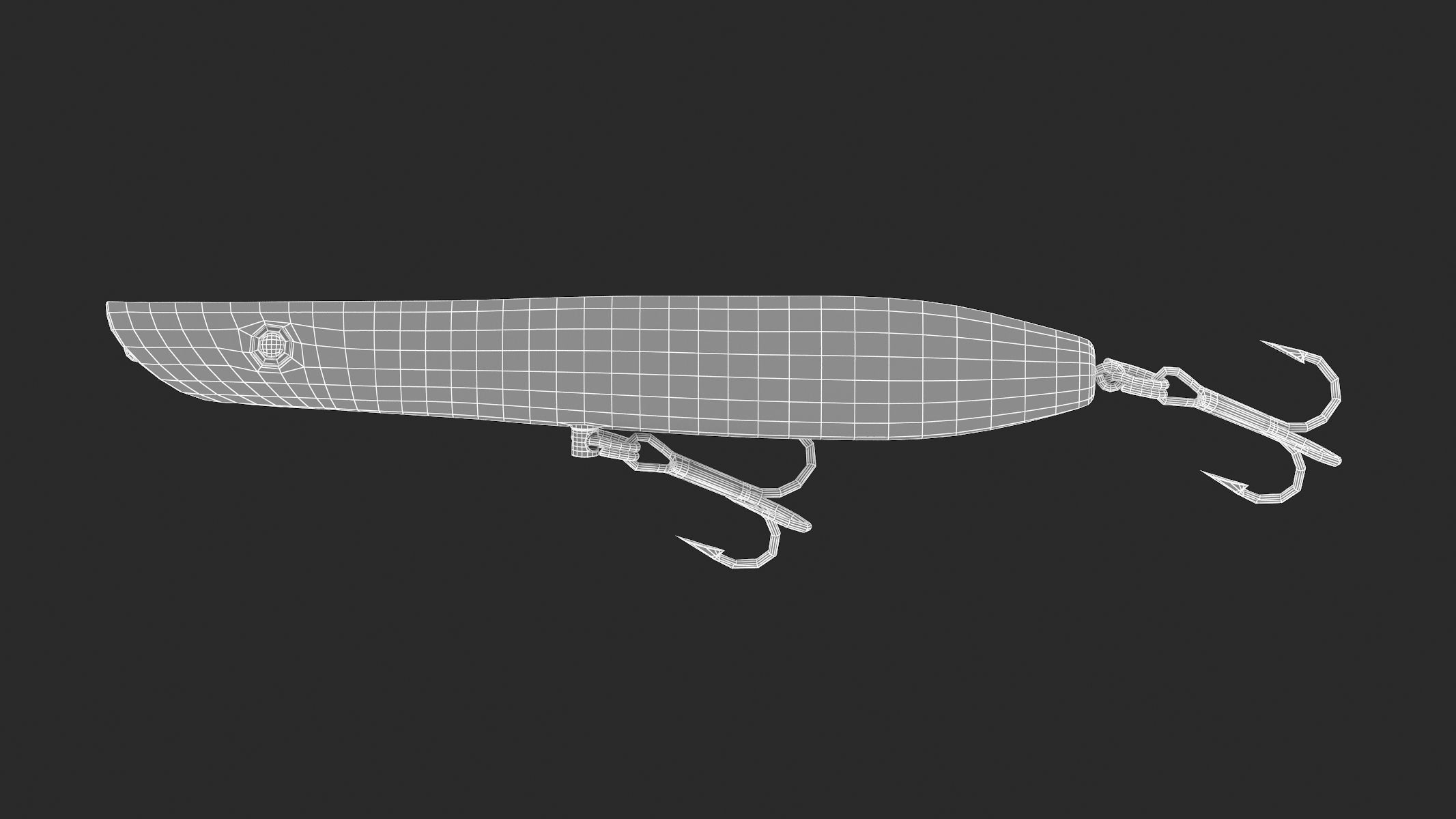 Topwater Fishing Lure 3D model_10