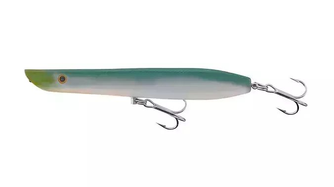 Topwater Fishing Lure 3D model Topwater Fishing Lure 3D model