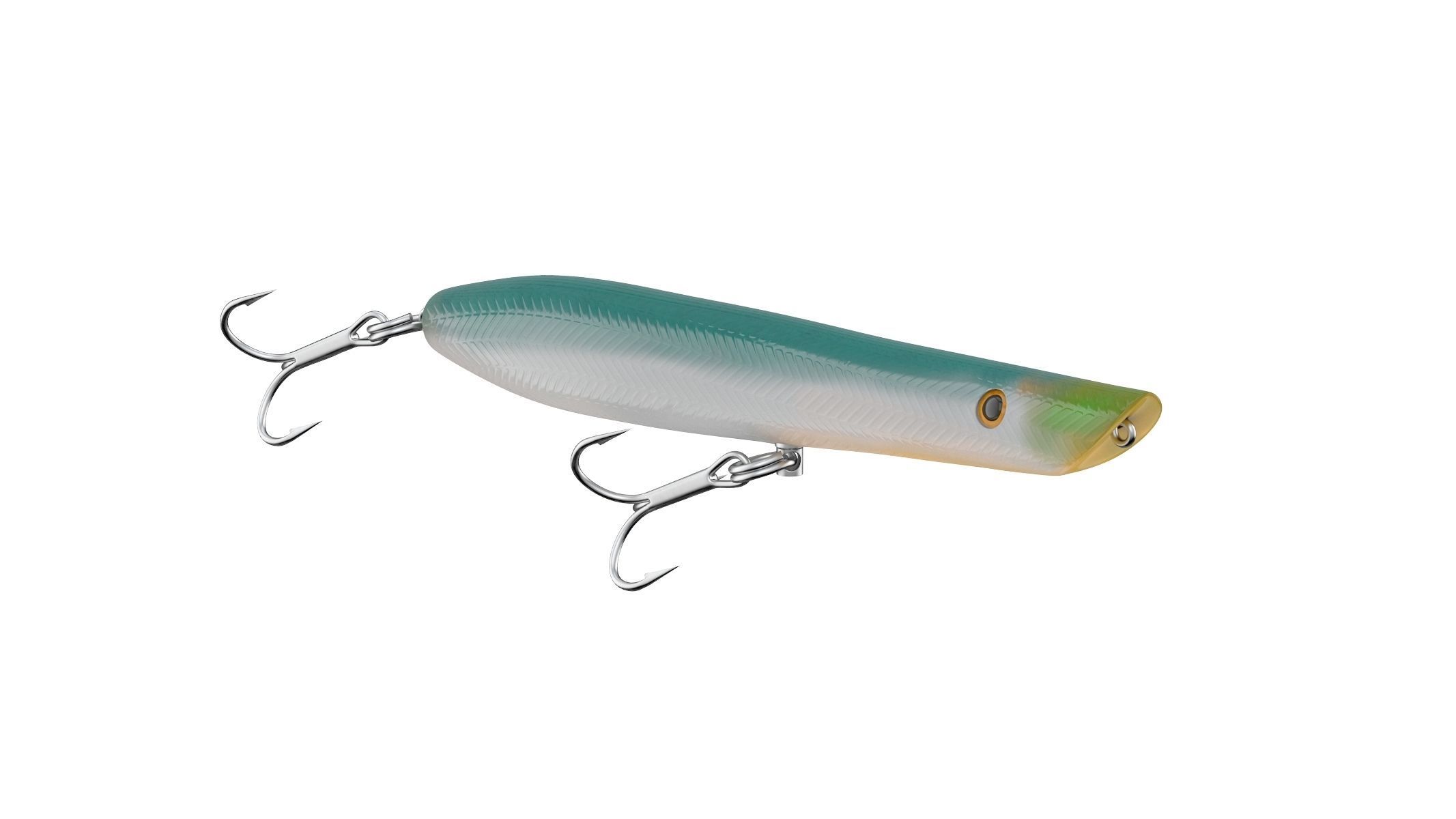 Topwater Fishing Lure 3D model_2