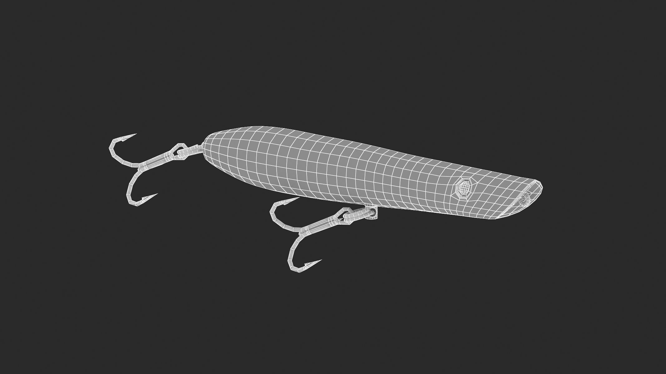 Topwater Fishing Lure 3D model_12