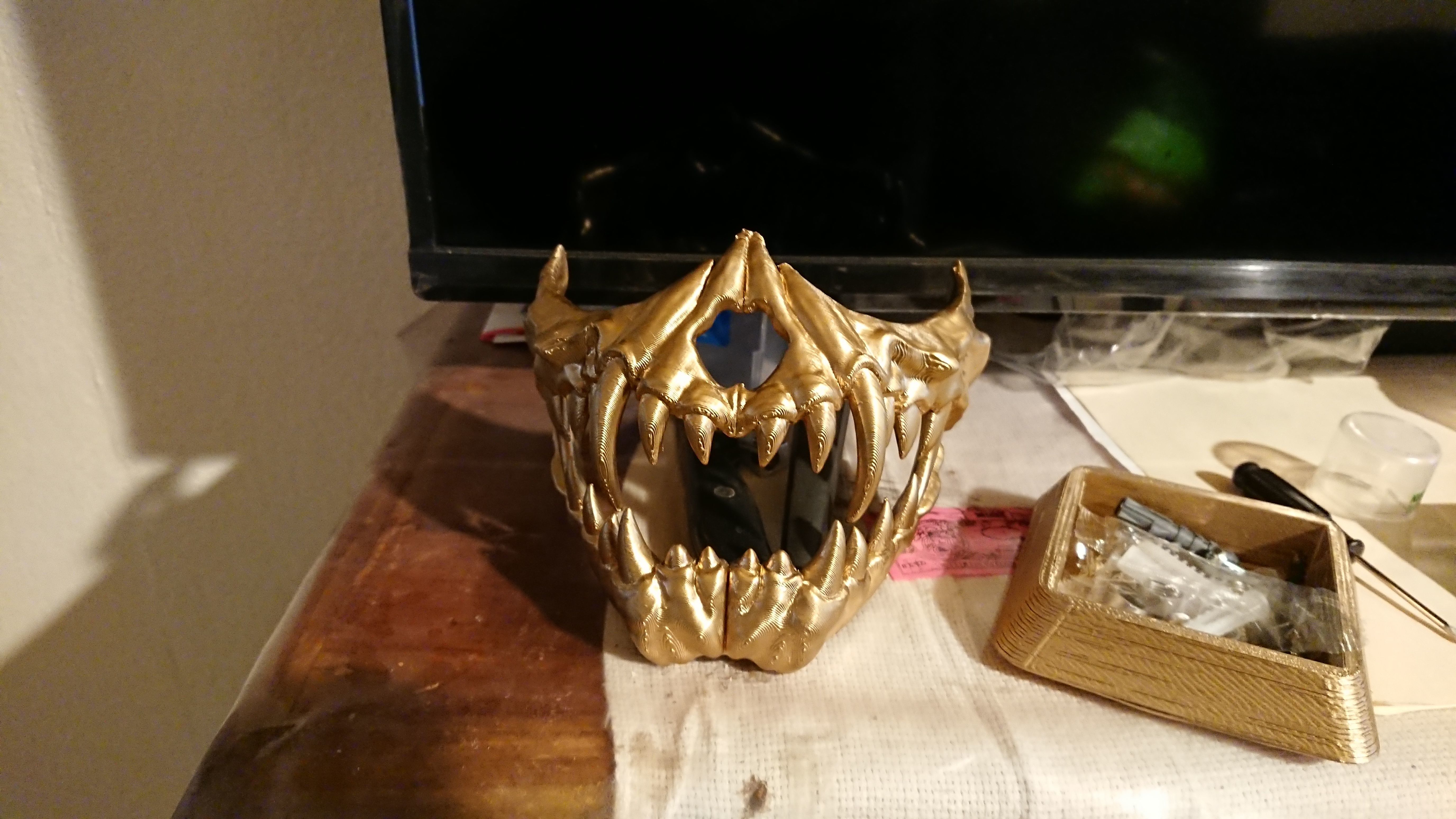 Mask Demon Cosplay  3D print model_6