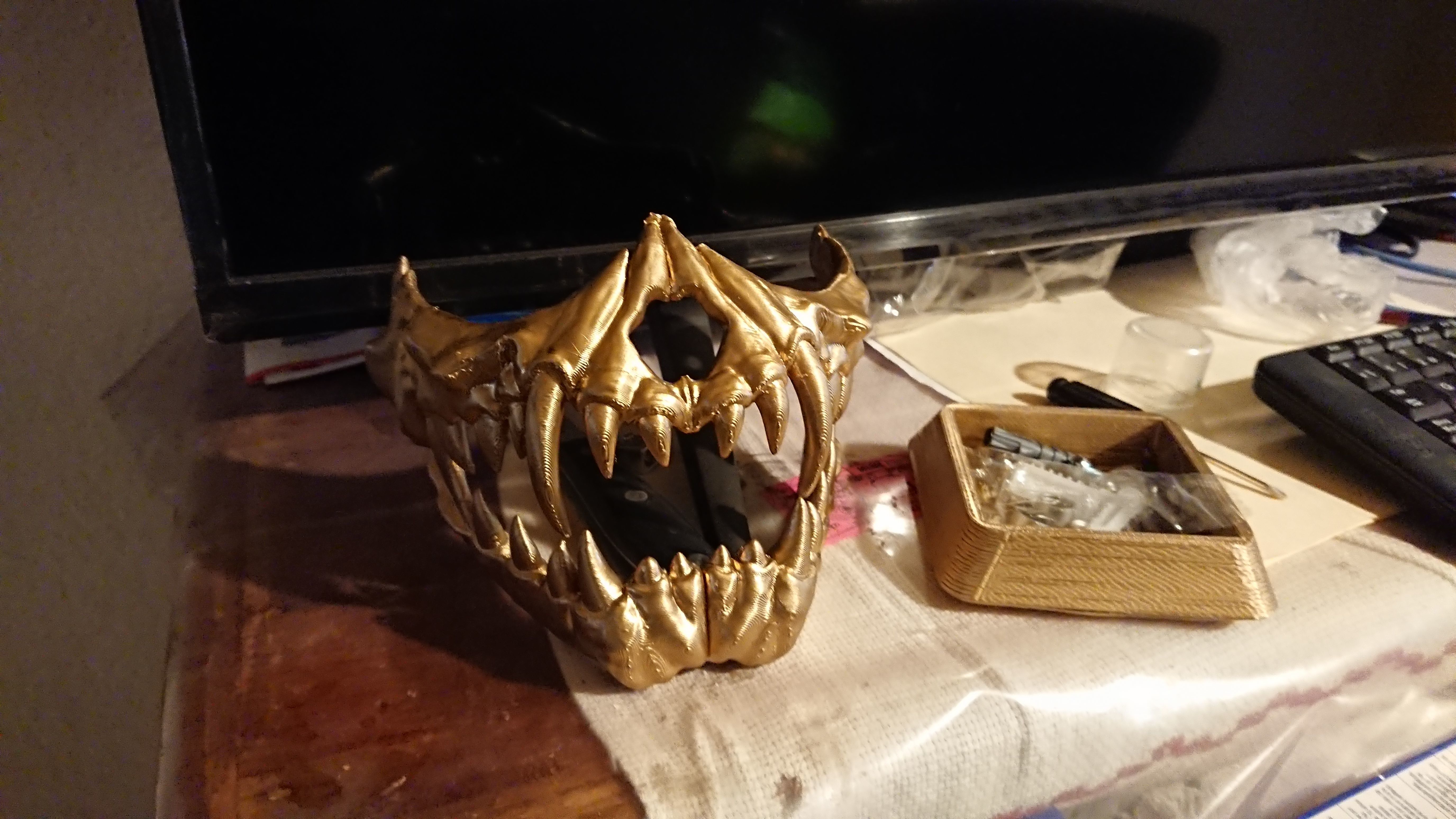 Mask Demon Cosplay  3D print model_7