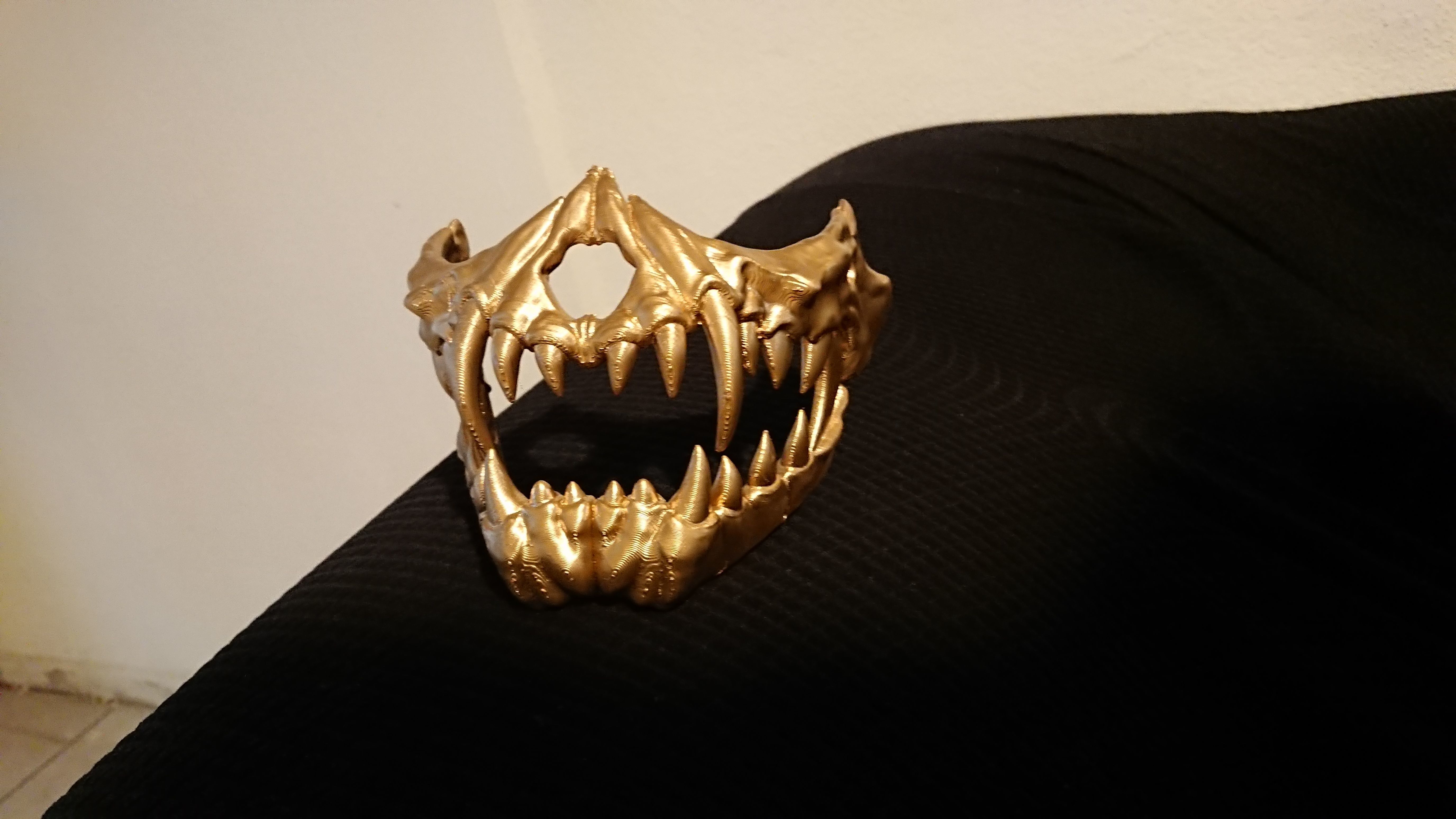 Mask Demon Cosplay  3D print model_4