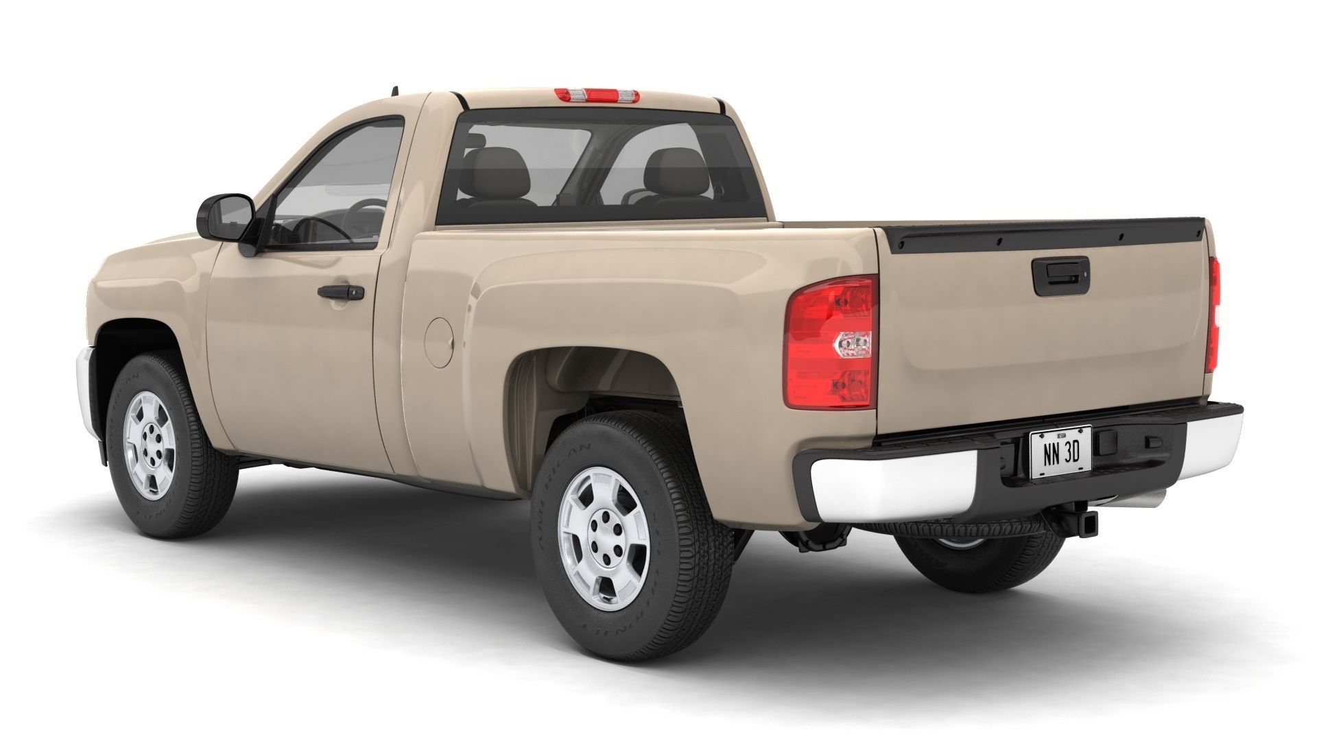 GENERIC PICKUP TRUCK 14 3D model_1