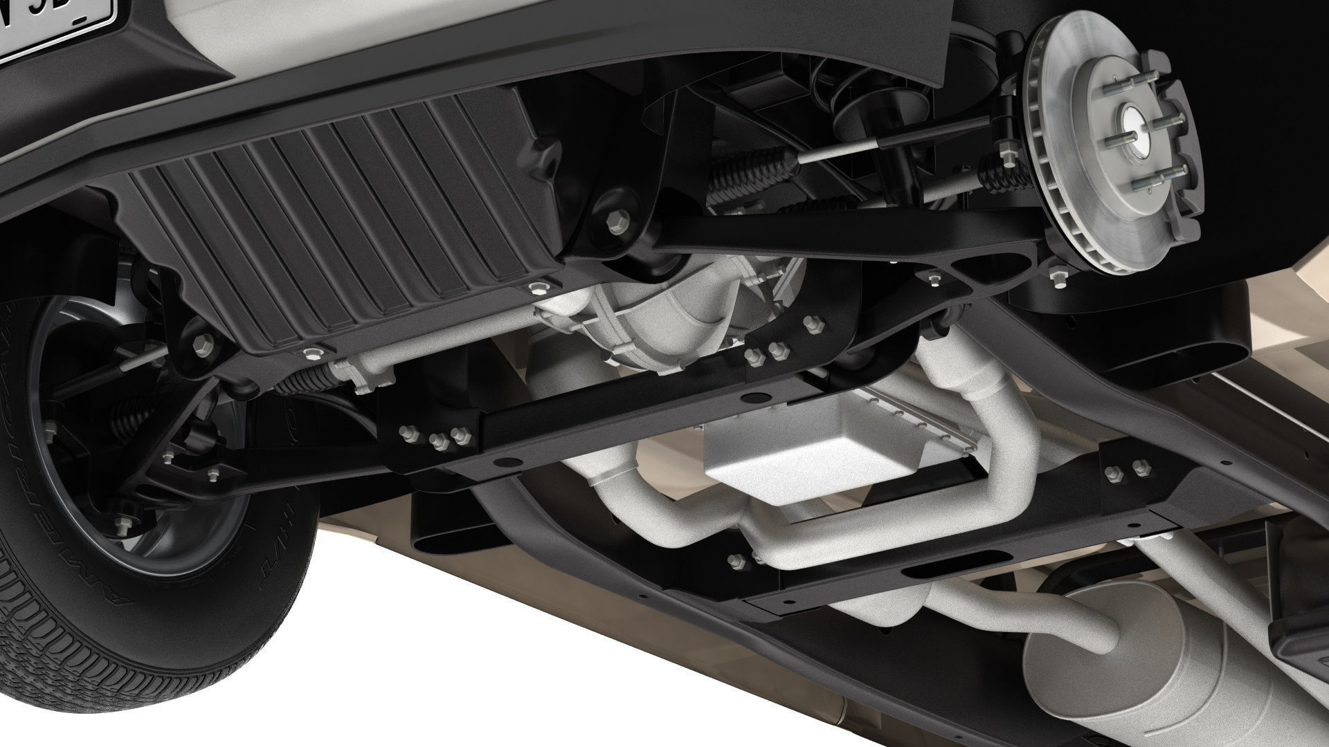 GENERIC PICKUP TRUCK 14 3D model_15