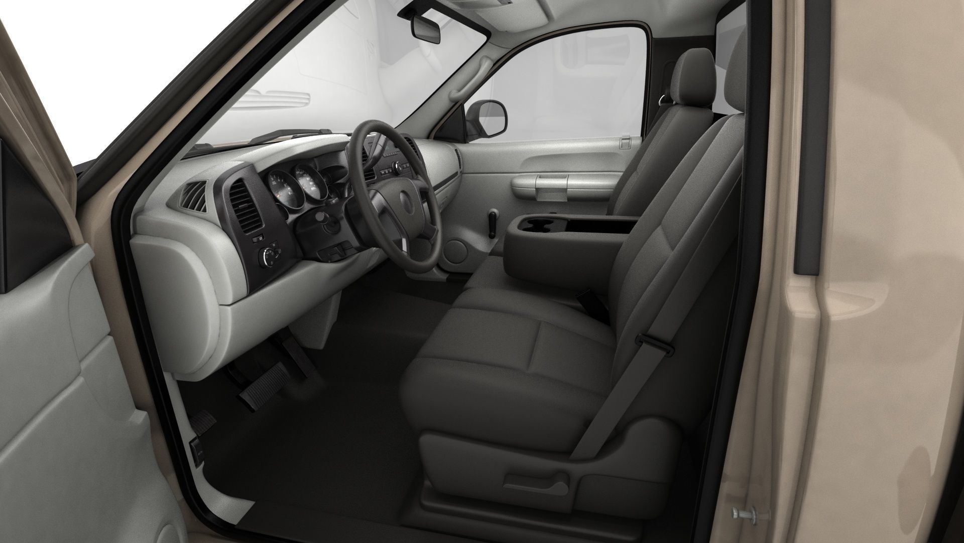 GENERIC PICKUP TRUCK 14 3D model_9