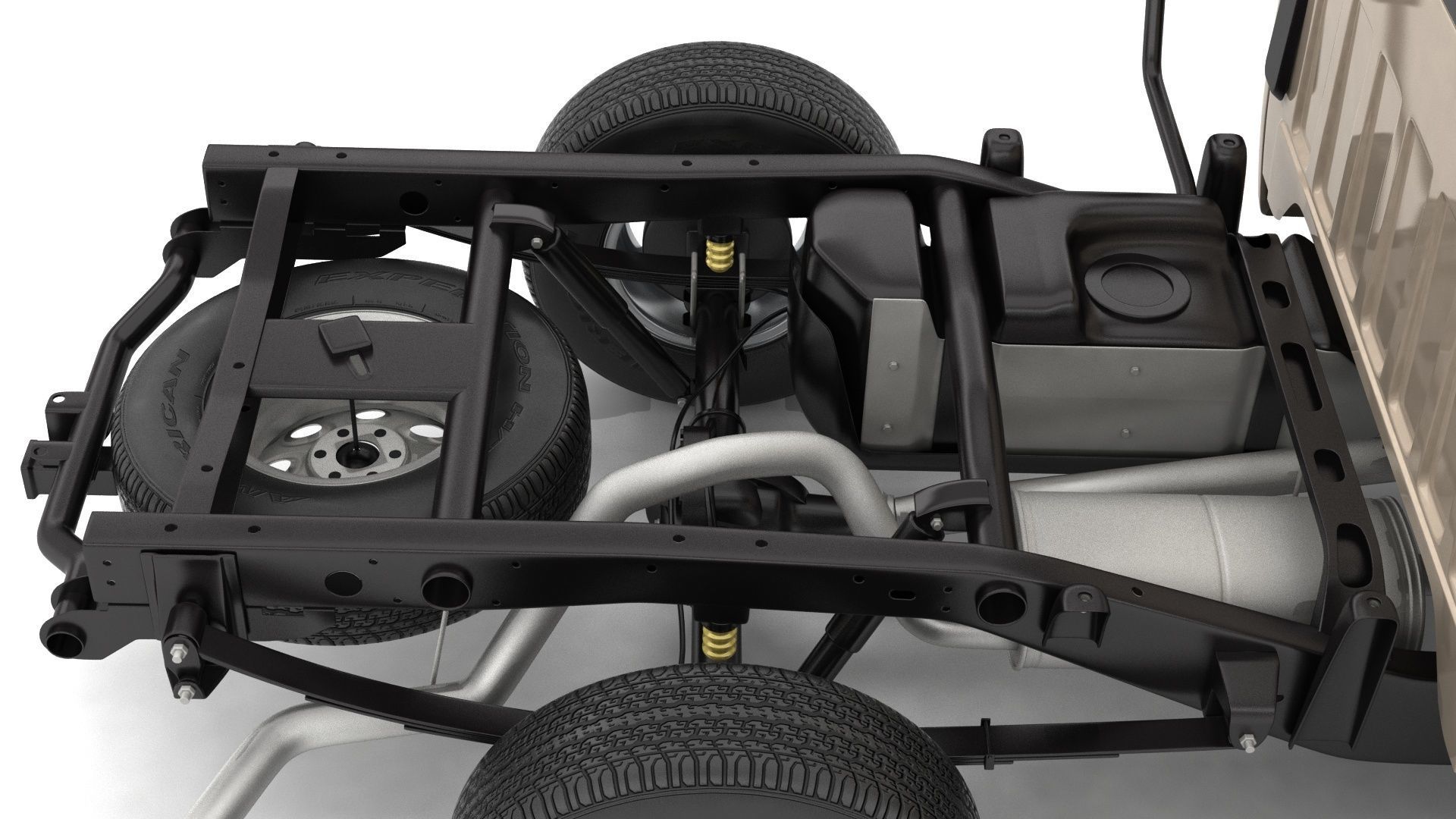 GENERIC PICKUP TRUCK 14 3D model_18