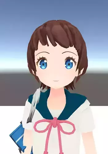 Unity Humanoid Model Cecil003 Low-poly 3D model
