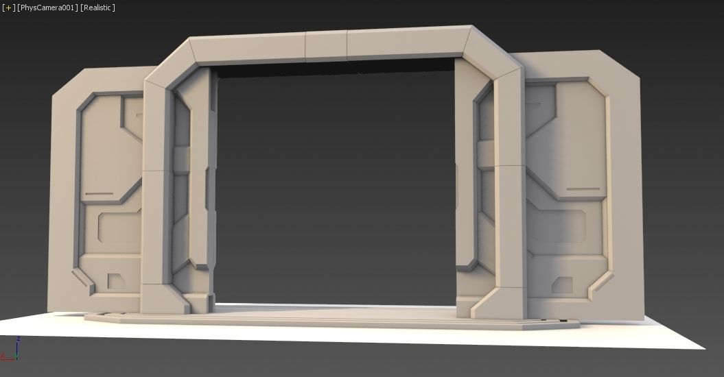 ENTRY GATE  3D model_1