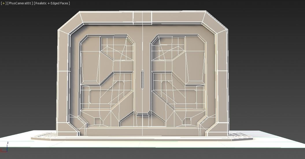 ENTRY GATE  3D model_2