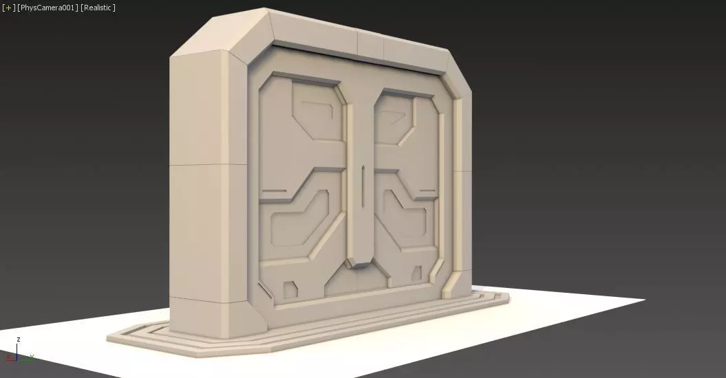 ENTRY GATE  3D model_0