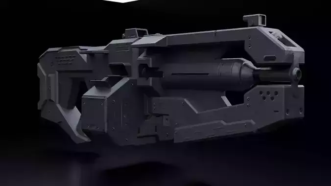 Gun Heavy Modelo 3D