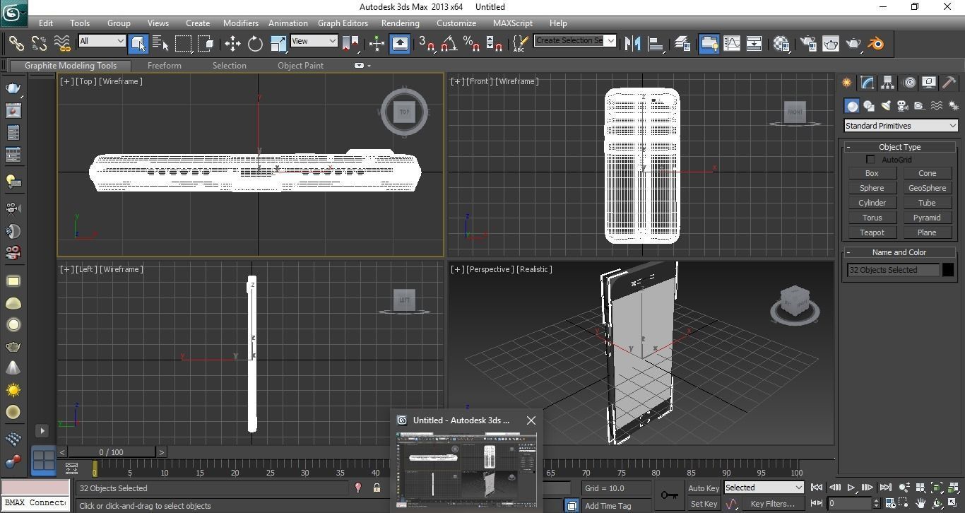 Black 3D model of Apple iPhone SE 2020 3D model_11