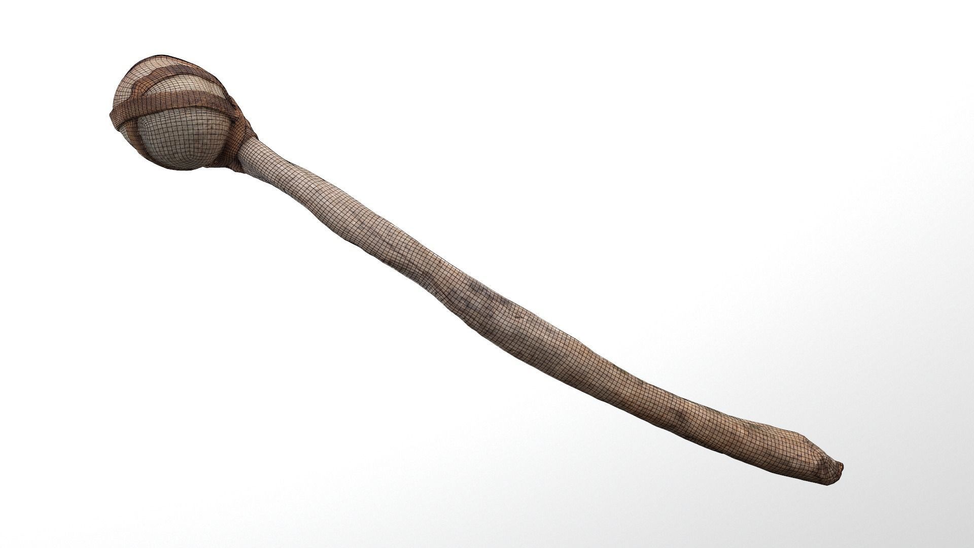 Real Primitive Axe Stone  Low-poly 3D model_5