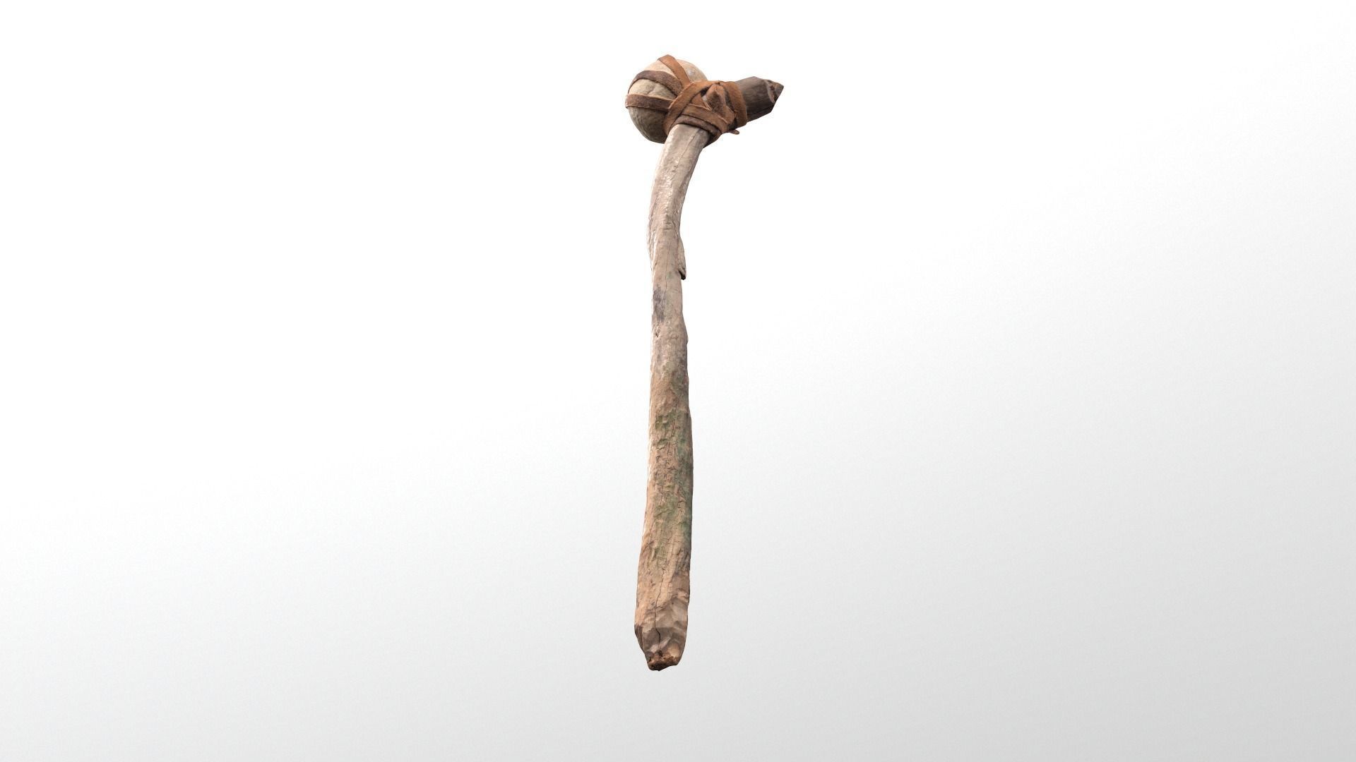 Real Primitive Axe Stone  Low-poly 3D model_2