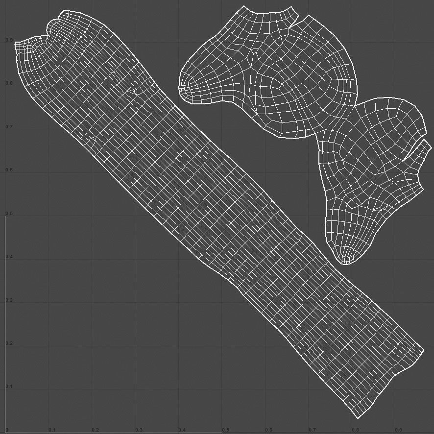 Real Primitive Axe Stone  Low-poly 3D model_8