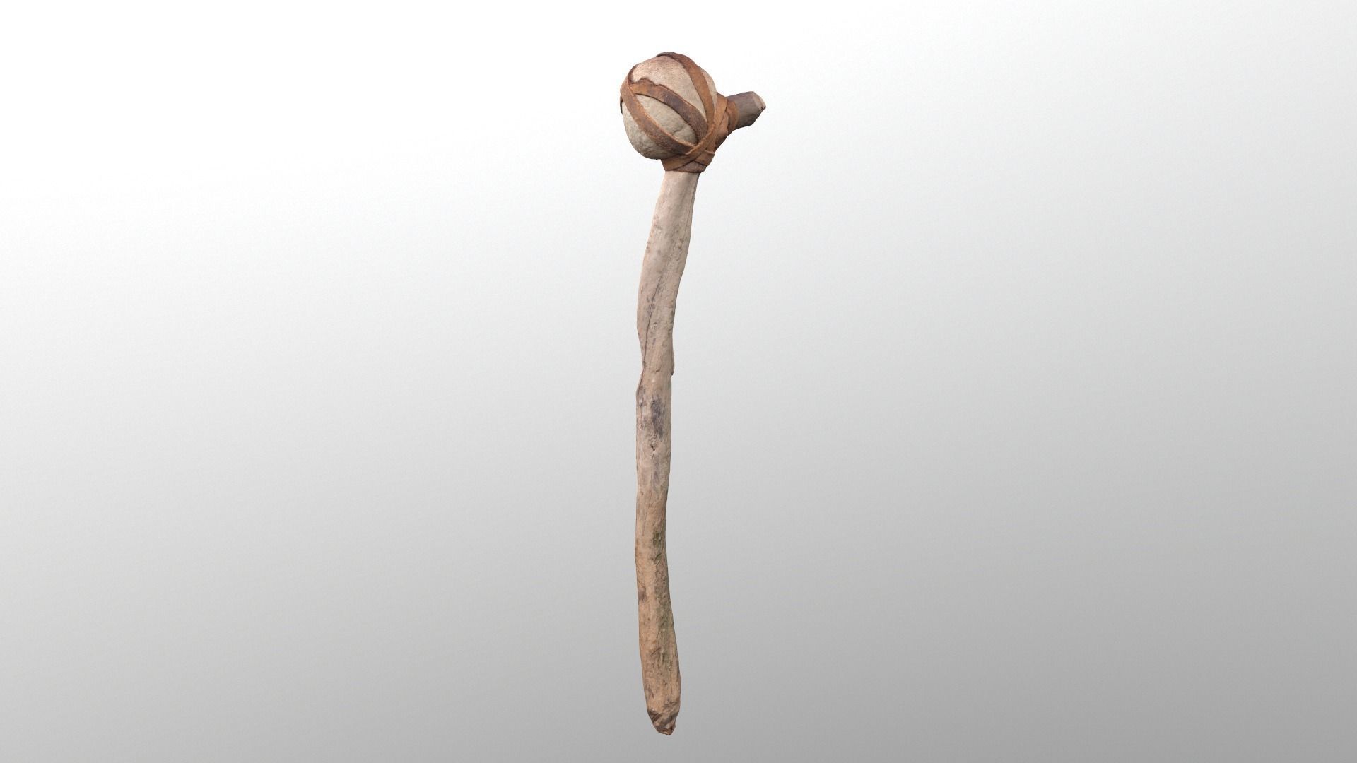 Real Primitive Axe Stone  Low-poly 3D model_18