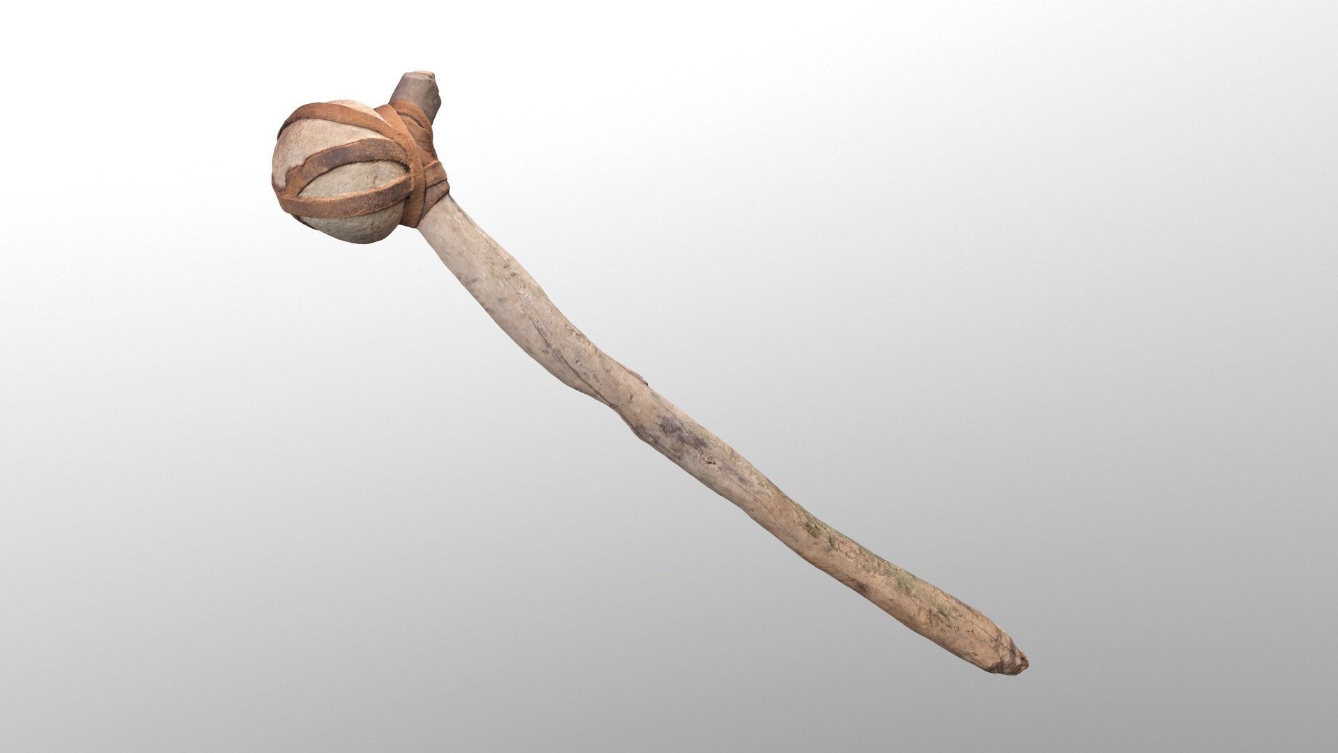 Real Primitive Axe Stone  Low-poly 3D model_6