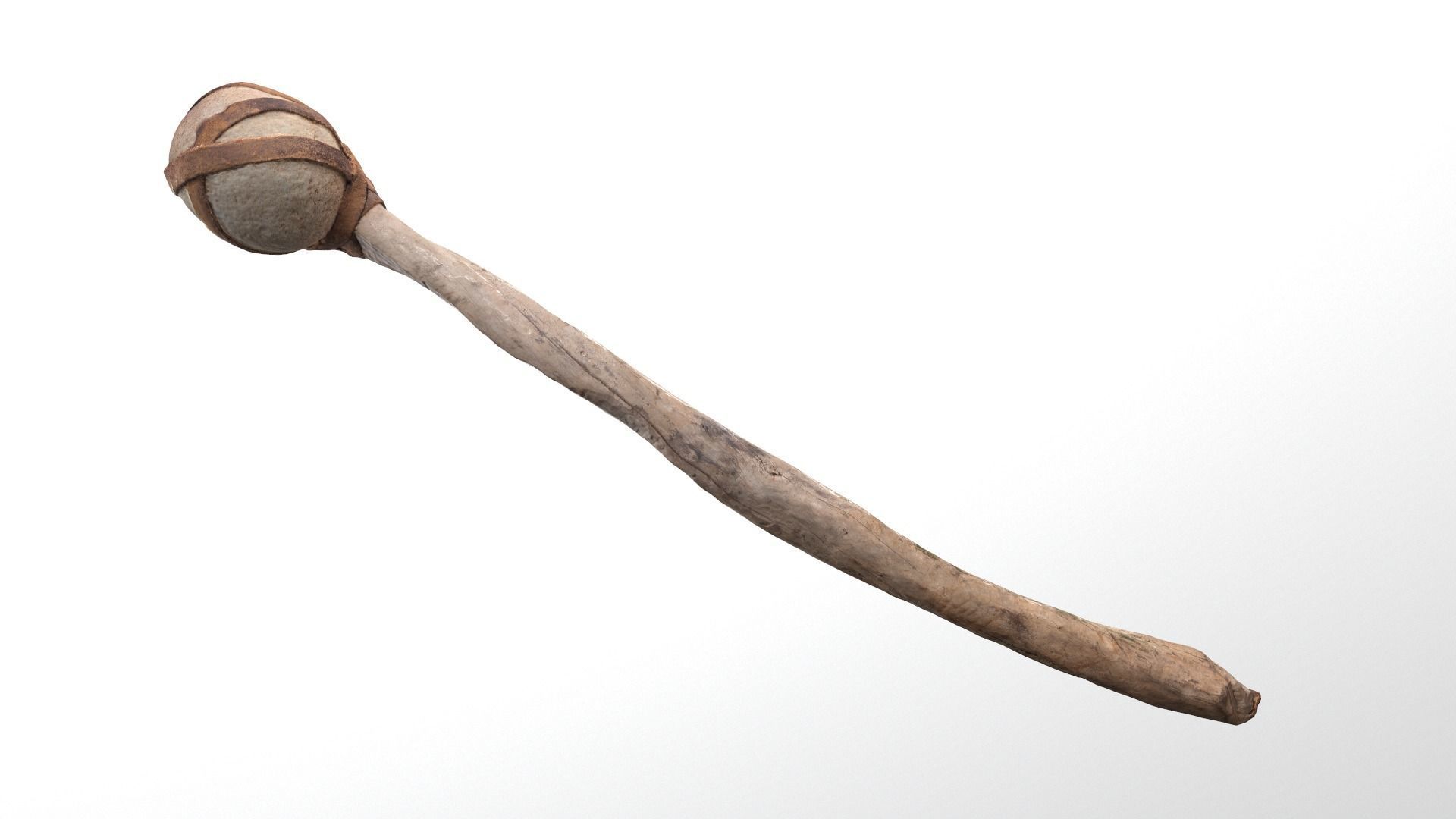 Real Primitive Axe Stone  Low-poly 3D model_4