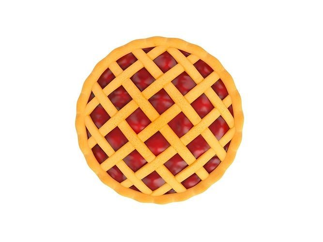 Cherry Pie 3D model 2