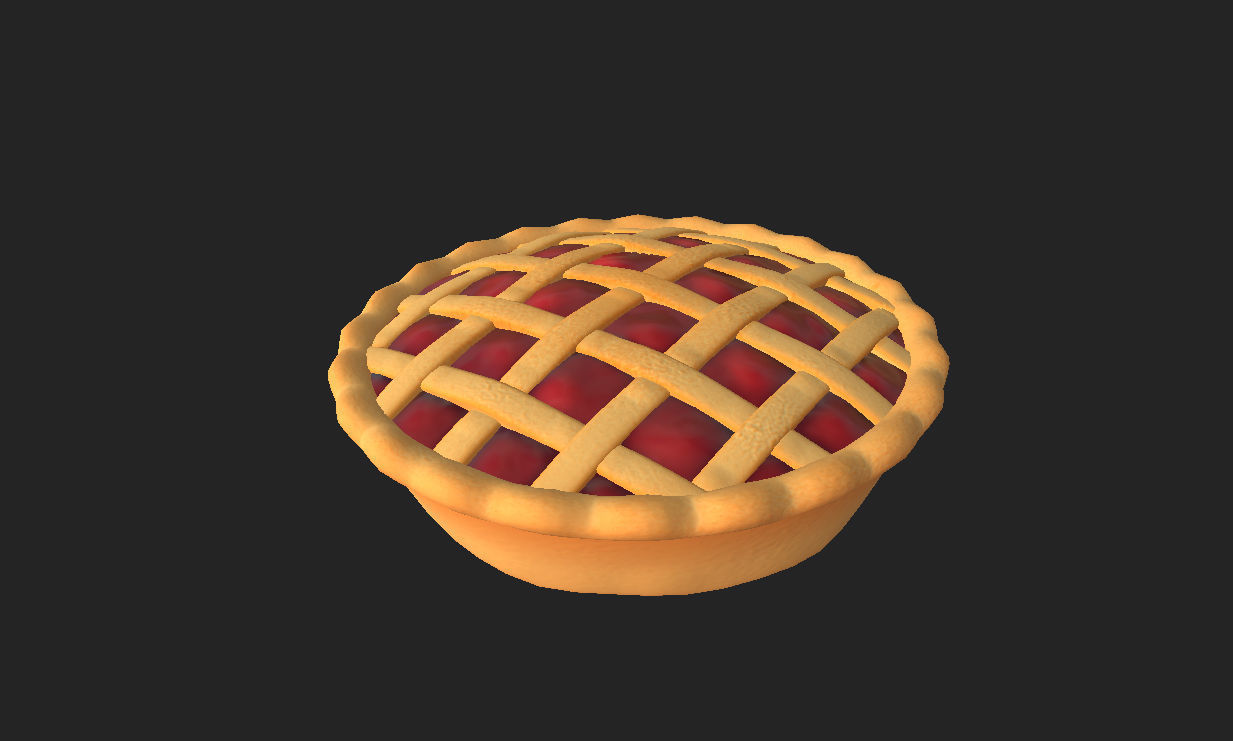 Cherry Pie 3D model_6