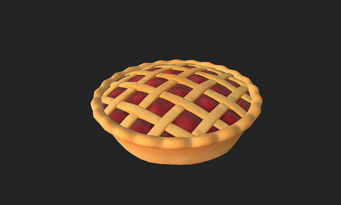 Cherry Pie 3D model 7