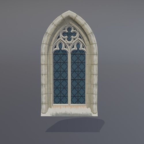Gothic Window 3D model