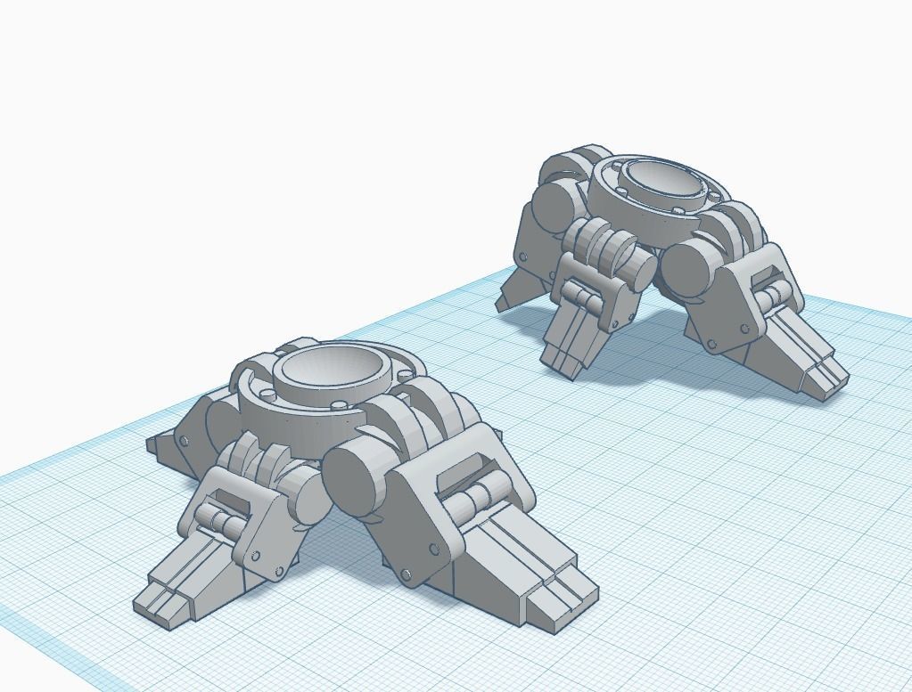 Gen-Zero Tank-Walker Prototype I 3D print model_10