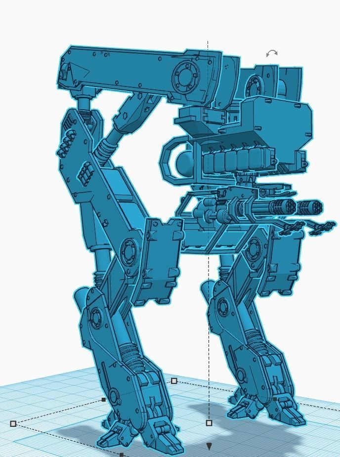 Gen-Zero Tank-Walker Prototype I 3D print model_12