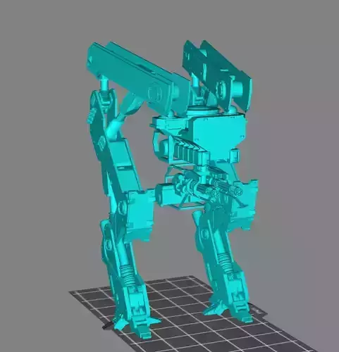 Gen-Zero Tank-Walker Prototype I 3D print model