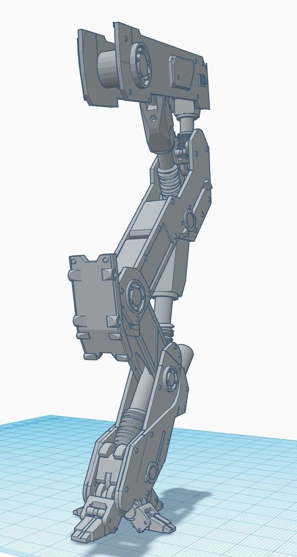 Gen-Zero Tank-Walker Prototype I 3D print model_9